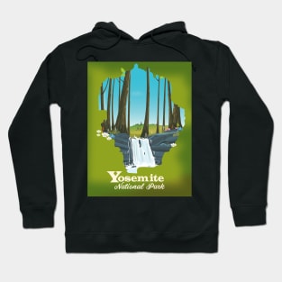 Yosemite Travel map Hoodie